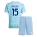 Maillot de foot Juventus Pierre Kalulu #15 Extérieur vêtements enfant 2025-26 Manches Courtes (+ pantalon court)